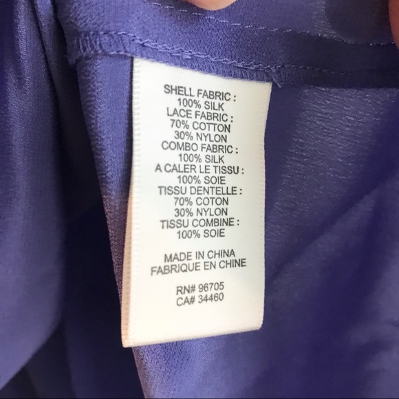 Rebecca Taylor lilac racerback lace top - Picture 4 of 11